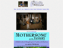 Tablet Screenshot of mothersong.org
